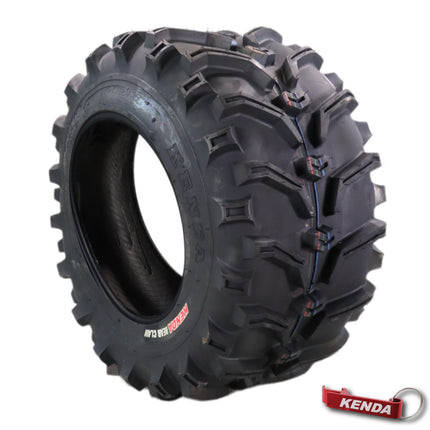 Kenda Bearclaw K299 - 25x12.5-12 Rear Tire for All Terrain (ATV), UTV, and Side by Side (SxS) Vehicles - 6-Ply - Bear Claw 25x12.5x12 with Kenda Keychain
