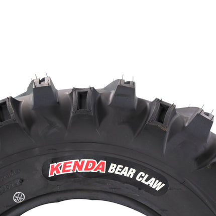 Kenda Bearclaw K299 - 25x12.5-12 Rear Tires for All Terrain (ATV), UTV, and Side by Side (SxS) Vehicles - 6-Ply - Bear Claw 25x12.5x12 with Kenda Keychain (2-Pack)