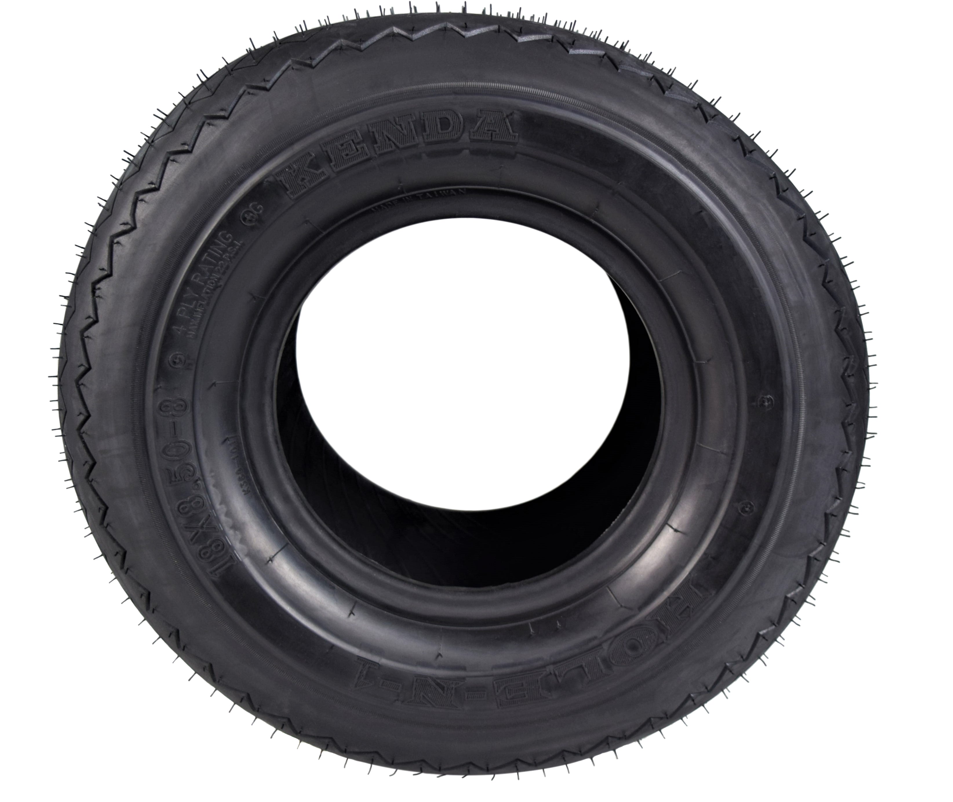 Kenda 243510L5 18x8.5-8 Hole-N-1 4 Ply Tubeless Golf Cart Turf Tires 2 Pack