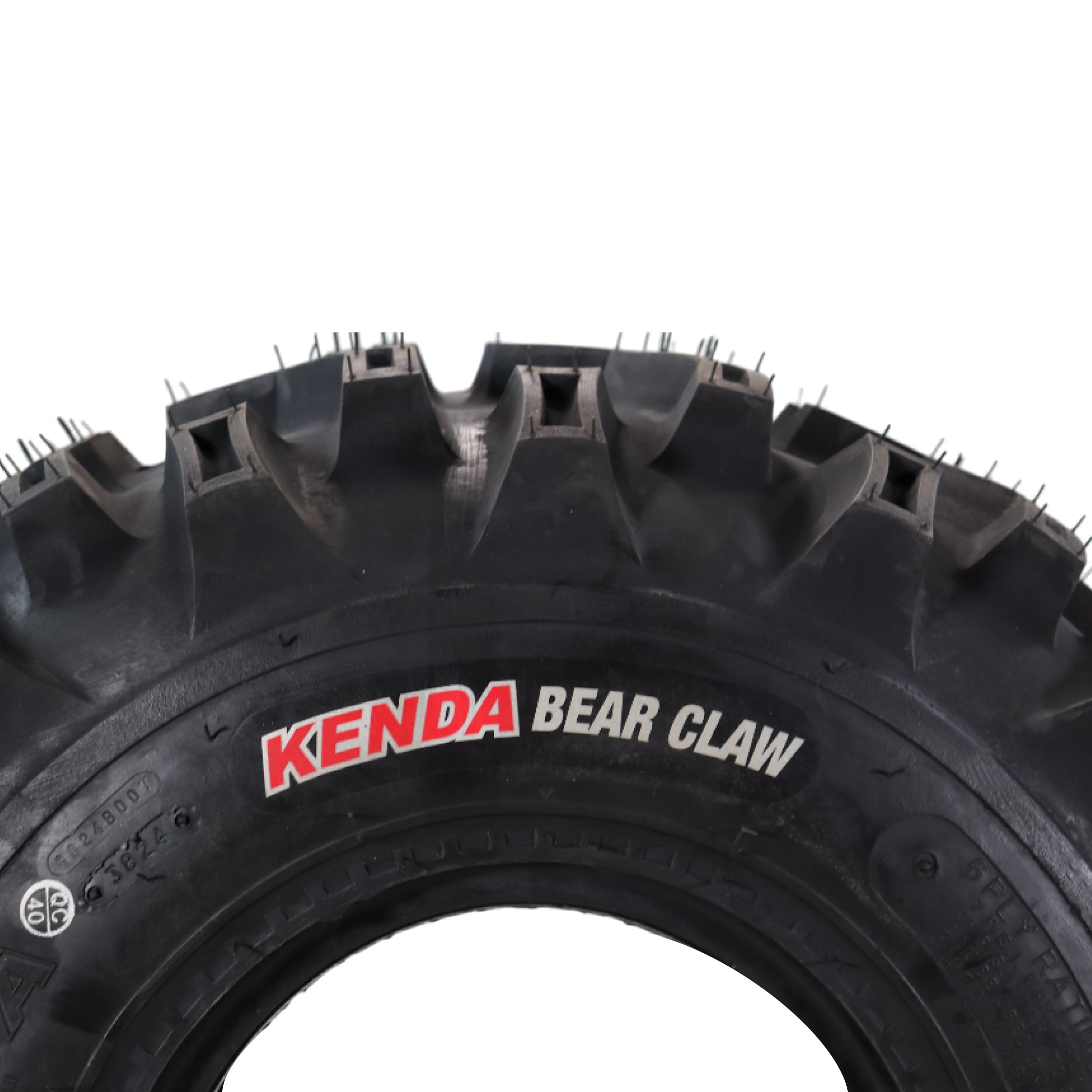 Kenda Bearclaw K299 - 22x12-8 Rear Tires for All Terrain (ATV), UTV, and Side by Side (SxS) Vehicles - 6-Ply - Bear Claw 22x12x8 with Kenda Keychain (2-Pack)