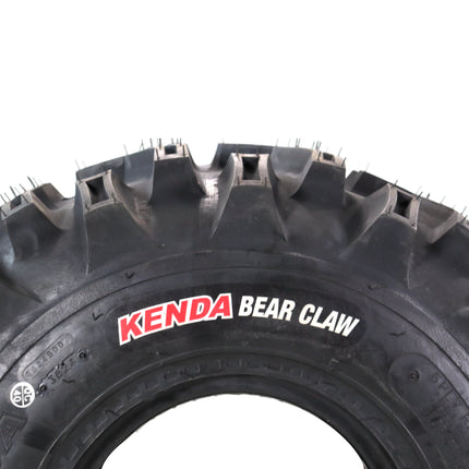 Kenda Bearclaw K299 - 22x12-8 Rear Tires for All Terrain (ATV), UTV, and Side by Side (SxS) Vehicles - 6-Ply - Bear Claw 22x12x8 with Kenda Keychain (2-Pack)