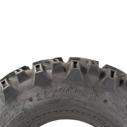 Kenda Bearclaw K299 - 23x7-10 Front Tire for All Terrain (ATV), UTV, and Side by Side (SxS) Vehicles - 6-Ply - Bear Claw 23x7x10 with Kenda Keychain