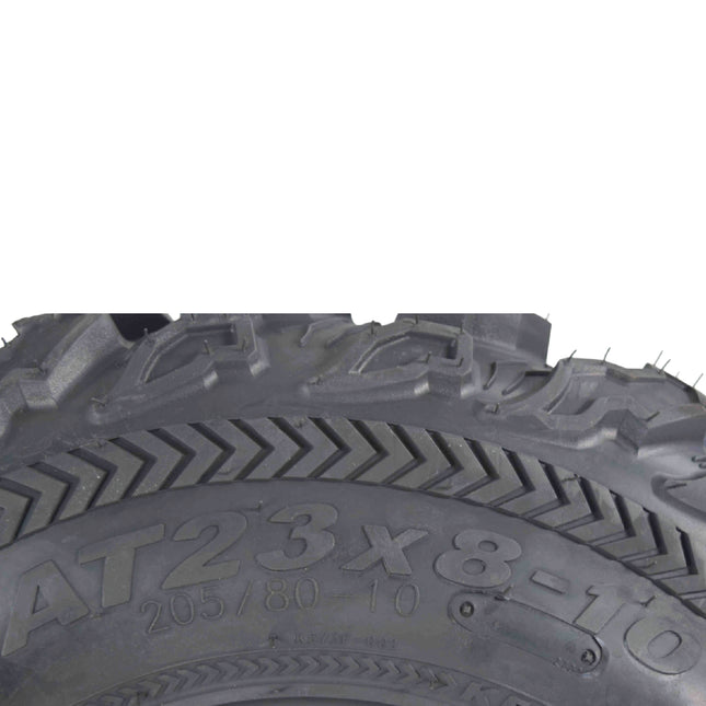 Kenda Bearclaw EX K573 - 23x8-10 Front & 23x10-10 Rear Tires for All Terrain (ATV), UTV, and Side by Side (SxS) Vehicles - 6-Ply - Bear Claw EX 23x8x10 23x10x10 (4-Pack)