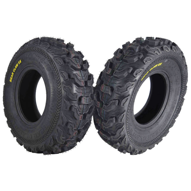 Kenda Bearclaw EX K573 - 23x8-10 Front Tires for All Terrain (ATV), UTV, and Side by Side (SxS) Vehicles - 6-Ply - Bear Claw EX 23x8x10 (2-Pack)