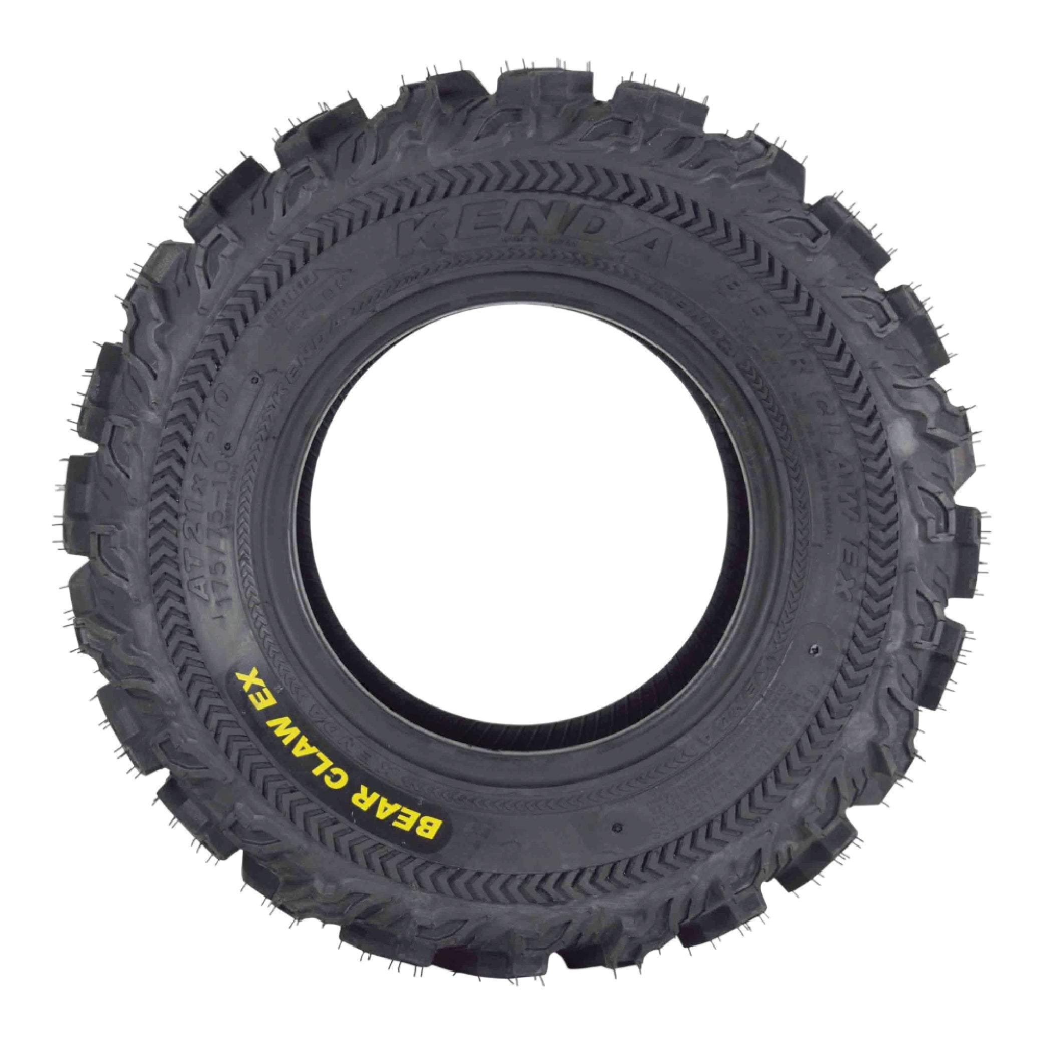 Kenda Bearclaw EX K573 - 21x7-10 Front & 22x11-10 Rear Tires for All Terrain (ATV), UTV, and Side by Side (SxS) Vehicles - 6-Ply - Bear Claw EX 21x7x10 22x11x10 (4-Pack)