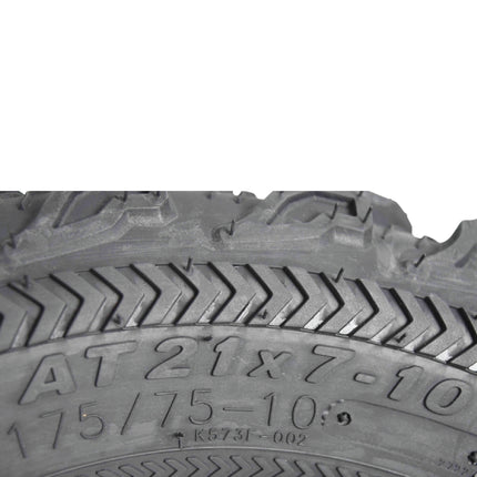 Kenda Bearclaw EX K573 - 21x7-10 Front Tires for All Terrain (ATV), UTV, and Side by Side (SxS) Vehicles - 6-Ply - Bear Claw 21x7x10 (2-Pack)