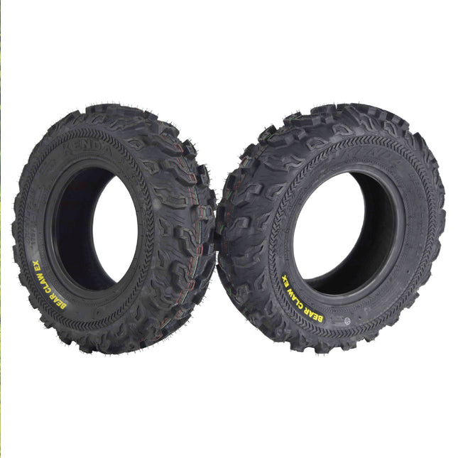 Kenda Bearclaw EX K573 - 21x7-10 Front Tires for All Terrain (ATV), UTV, and Side by Side (SxS) Vehicles - 6-Ply - Bear Claw 21x7x10 (2-Pack)
