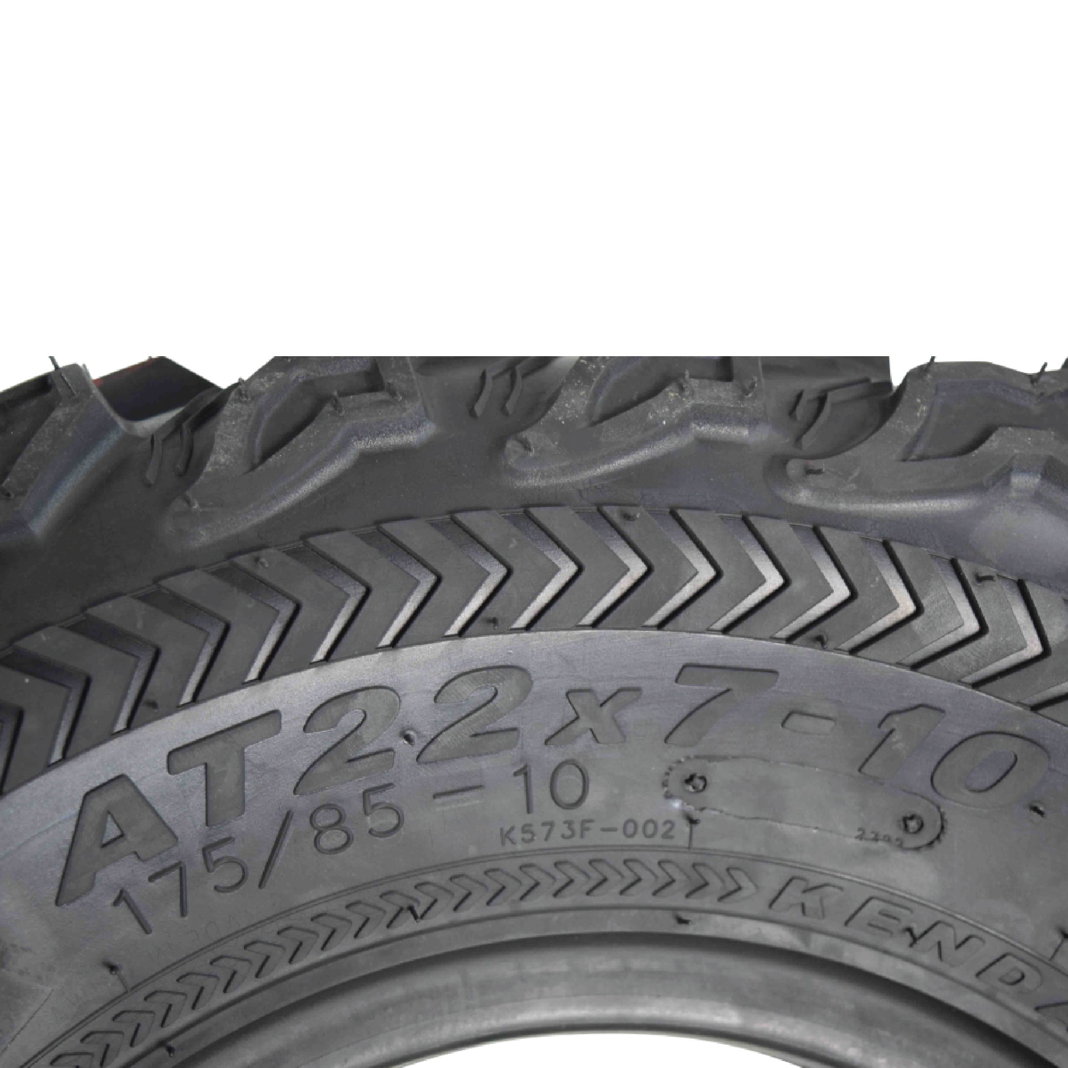 Kenda Bearclaw EX K573 - 22x7-10 Front Tire for All Terrain (ATV), UTV, and Side by Side (SxS) Vehicles - 6-Ply - Bear Claw EX 22x7x10