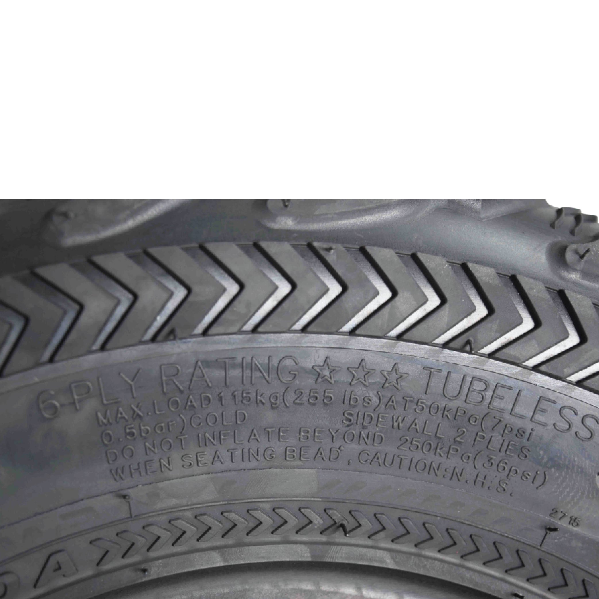 Kenda Bearclaw EX K573 - 22x7-10 Front & 22x11-10 Rear Tires for All Terrain (ATV), UTV, and Side by Side (SxS) Vehicles - 6-Ply - Bear Claw EX 22x7x10 22x11x10 (4-Pack)