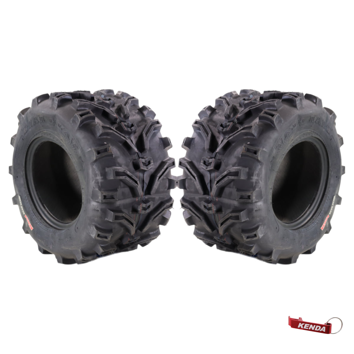 Kenda Bear Claw 25x12.5-11 Rear Off-Road Tires For ATV, UTV or SXS (2-Pack)