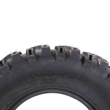 Kenda Bearclaw K299 - 25x8-11 Front & 25x10-12 Rear Tires for All Terrain (ATV), UTV, and Side by Side (SxS) Vehicles - 6-Ply - Bear Claw 25x8x11 Front & 25x10x12 with Kenda Keychain (4-Pack)