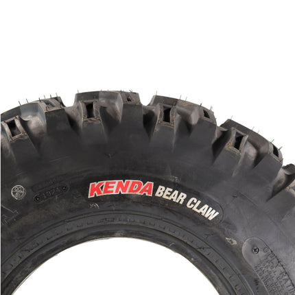 Kenda Bearclaw K299 - 25x8-11 Front Tires for All Terrain (ATV), UTV, and Side by Side (SxS) Vehicles - 6-Ply - Bear Claw 25x8x11 with Kenda Keychain (2-Pack)