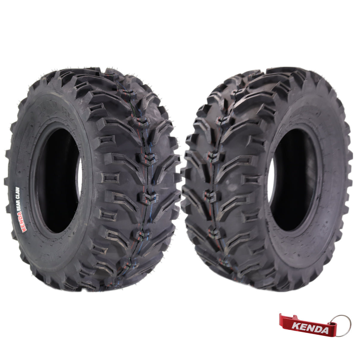 Kenda Bear Claw 25x10-11 Rear Off-Road Tires For ATV, UTV or SXS (2-Pack)