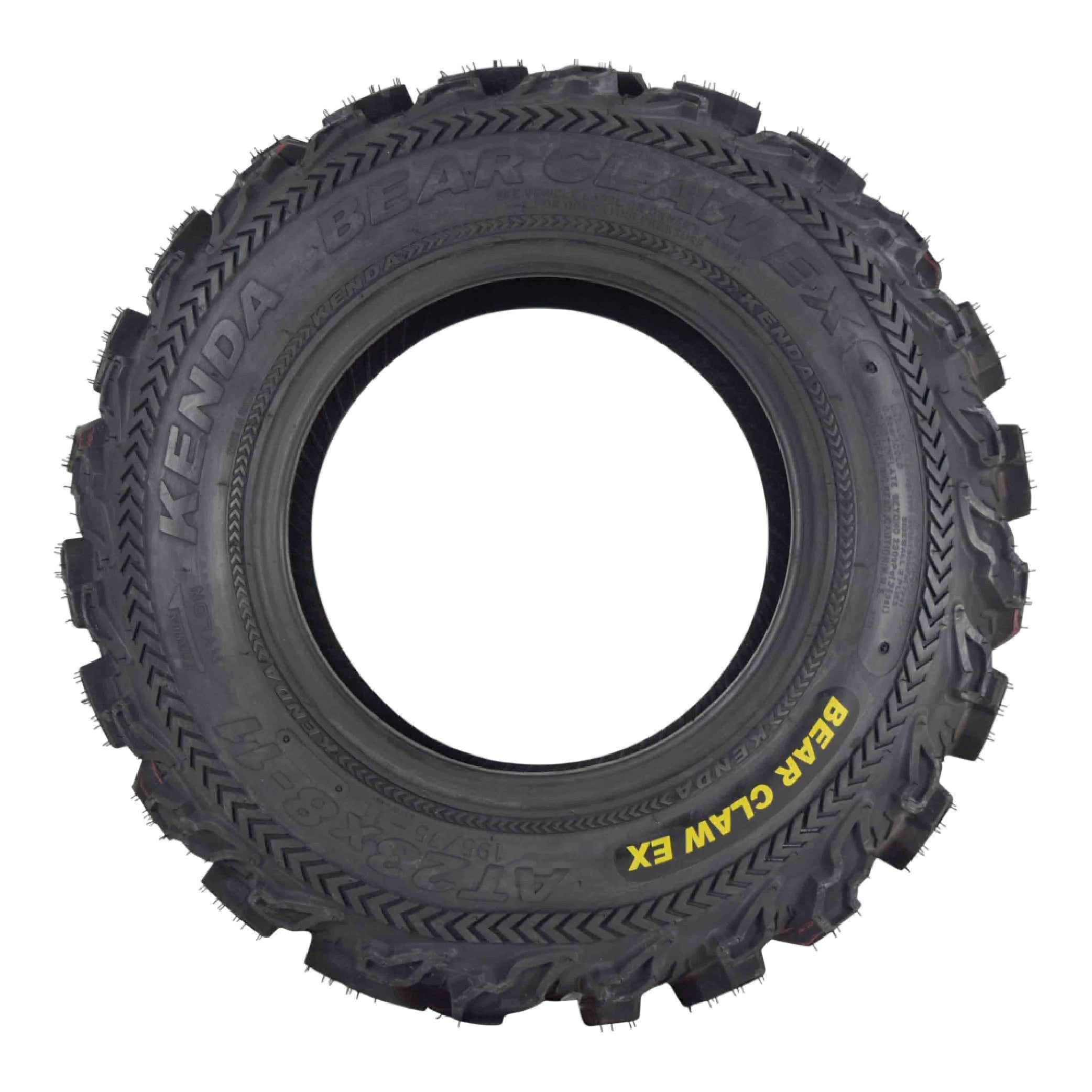 Kenda Bearclaw EX K573 - 23x8-11 Front Tire for All Terrain (ATV), UTV, and Side by Side (SxS) Vehicles - 6-Ply - Bear Claw EX 23x8x11