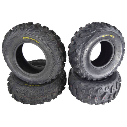 Kenda Bearclaw EX K573 - 23x8-11 Front & 23x10-10 Rear Tires for All Terrain (ATV), UTV, and Side by Side (SxS) Vehicles - 6-Ply - Bear Claw EX 23x8x11 23x10x10 (4-Pack)