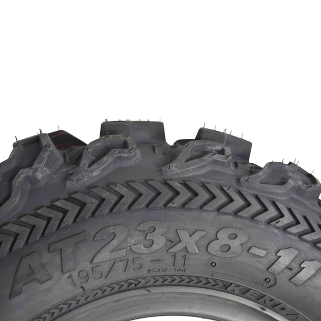 Kenda Bearclaw EX K573 - 23x8-11 Front & 23x10-10 Rear Tires for All Terrain (ATV), UTV, and Side by Side (SxS) Vehicles - 6-Ply - Bear Claw EX 23x8x11 23x10x10 (4-Pack)