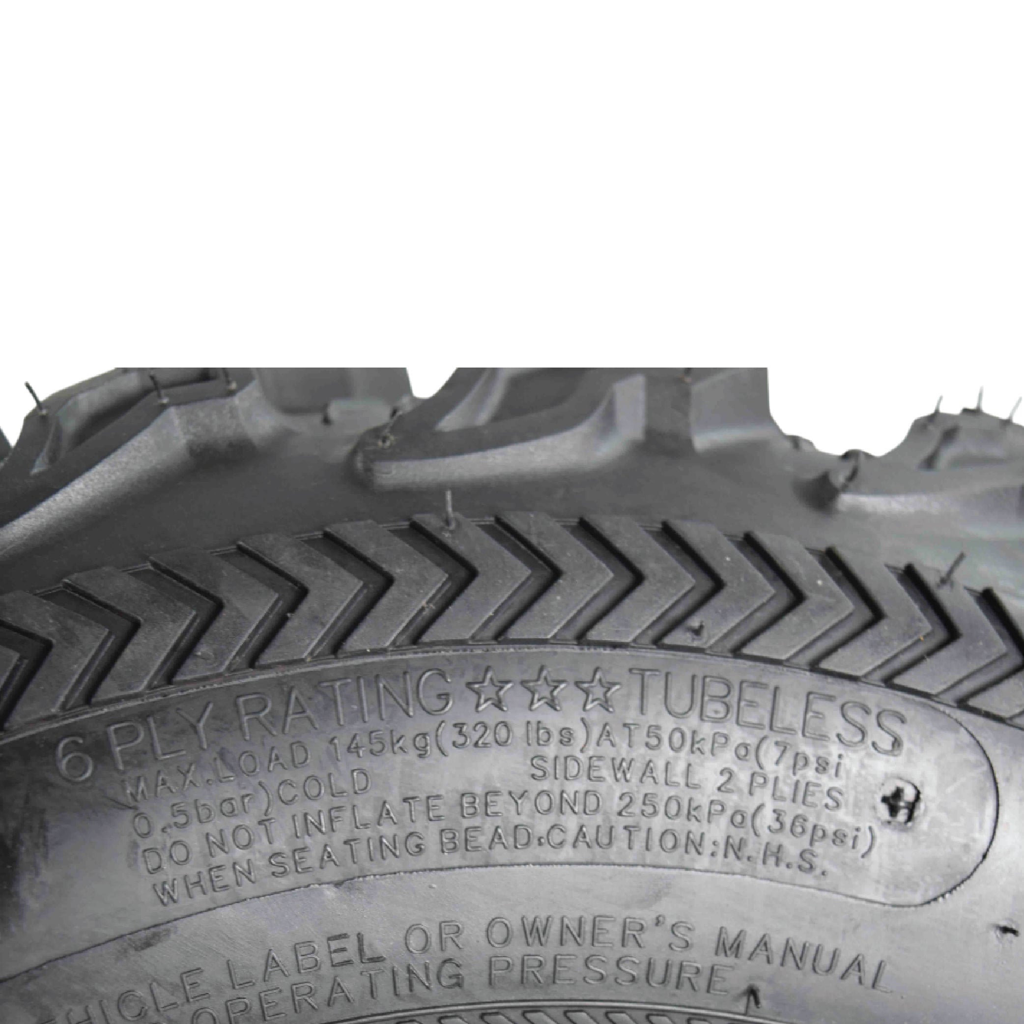 Kenda Bearclaw EX K573 - 24x8-11 Front & 24x10-11 Rear Tires for All Terrain (ATV), UTV, and Side by Side (SxS) Vehicles - 6-Ply - Bear Claw EX 24x8x11 24x10x11 (4-Pack)