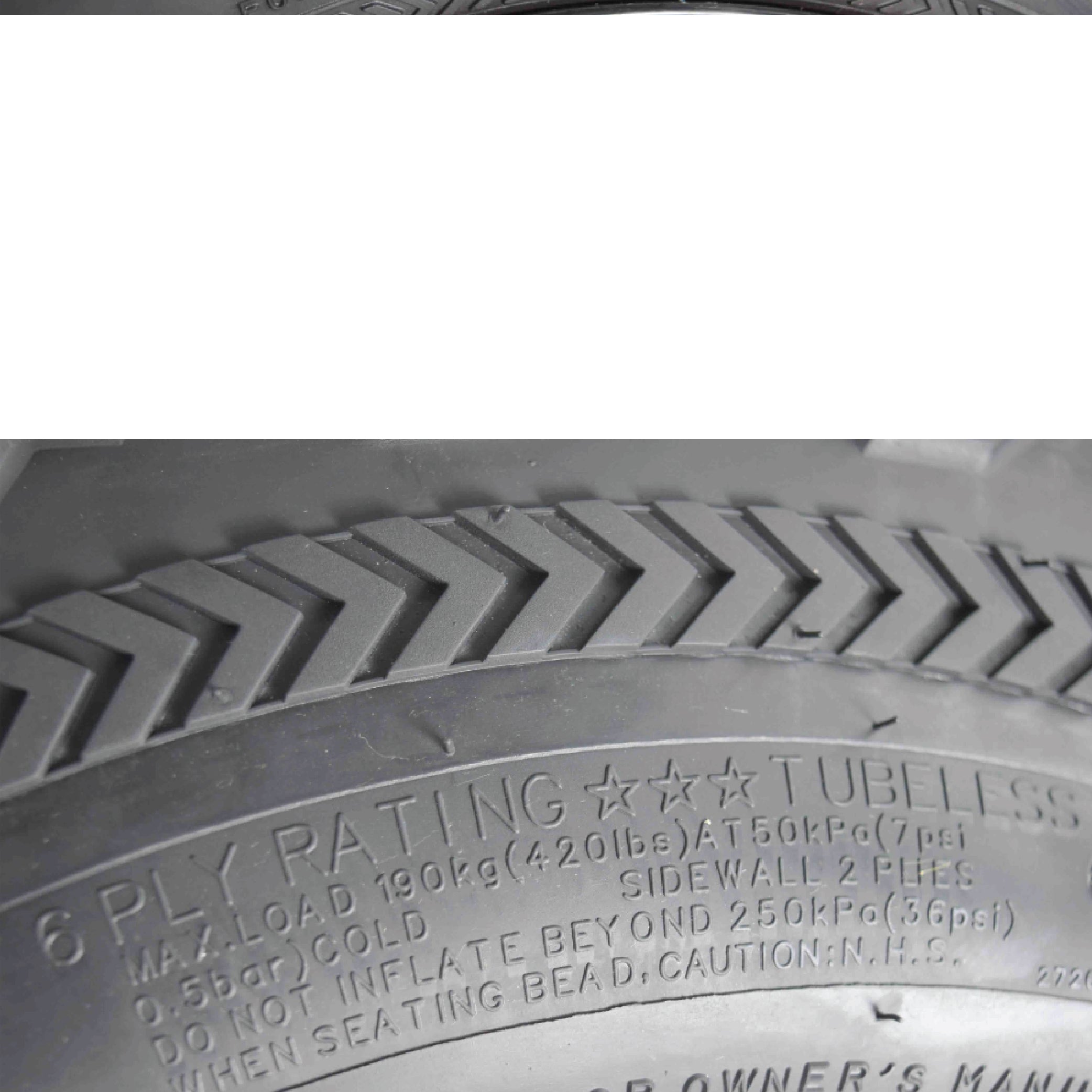 Kenda Bearclaw EX K573 - 25x10-11 Rear Tire for All Terrain (ATV), UTV, and Side by Side (SxS) Vehicles - 6-Ply - Bear Claw EX 25x10x11