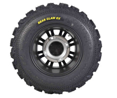 Kenda Bear Claw EX 25x8-12 25x10-12 Tires Black 12x7 4/156 Rims Wheel & Tire Kit
