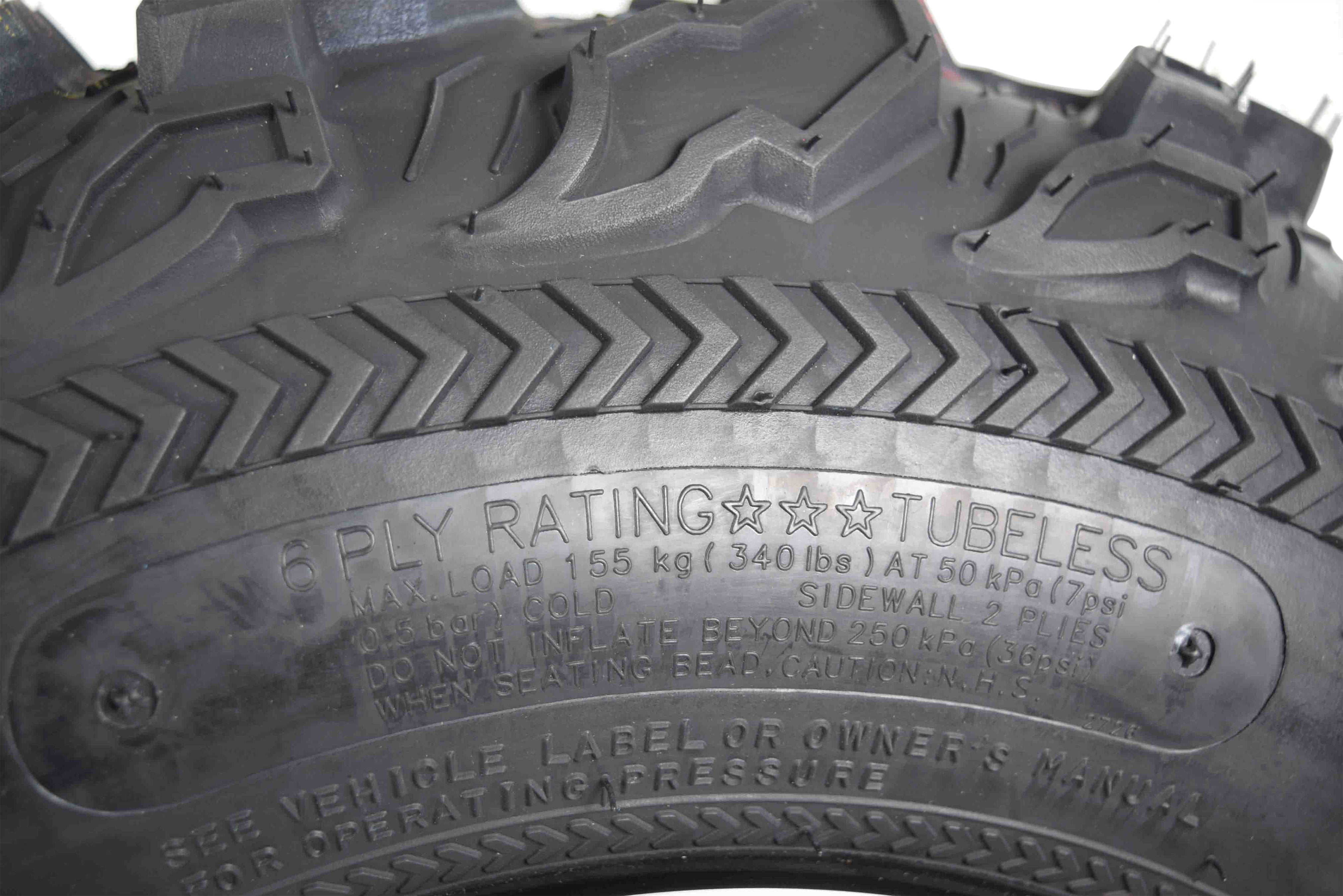 Kenda Bear Claw EX 25x8-12 25x10-12 Tires Black 12x7 4/156 Rims Wheel & Tire Kit