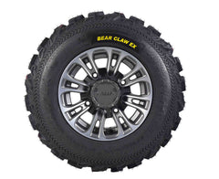 Kenda Bear Claw EX 25x8-12 25x10-12 Gunmetal 12x7 4/156 Rim Wheel & Tire Kit