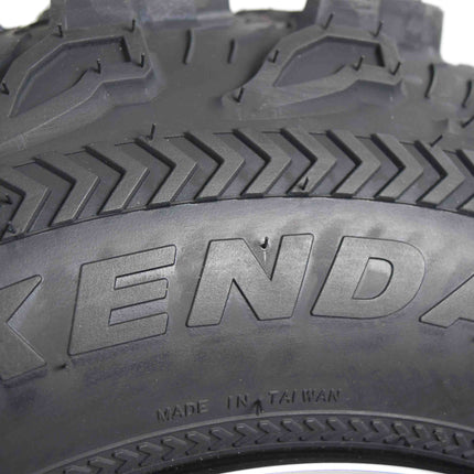 Kenda Bear Claw EX 25x8-12 25x10-12 Gunmetal 12x7 4/156 Rim Wheel & Tire Kit