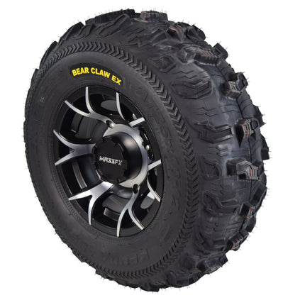 Kenda Bear Claw EX 25x8-12 25x10-12 Tires Black 12x7 4/156 Rims Wheel & Tire Kit