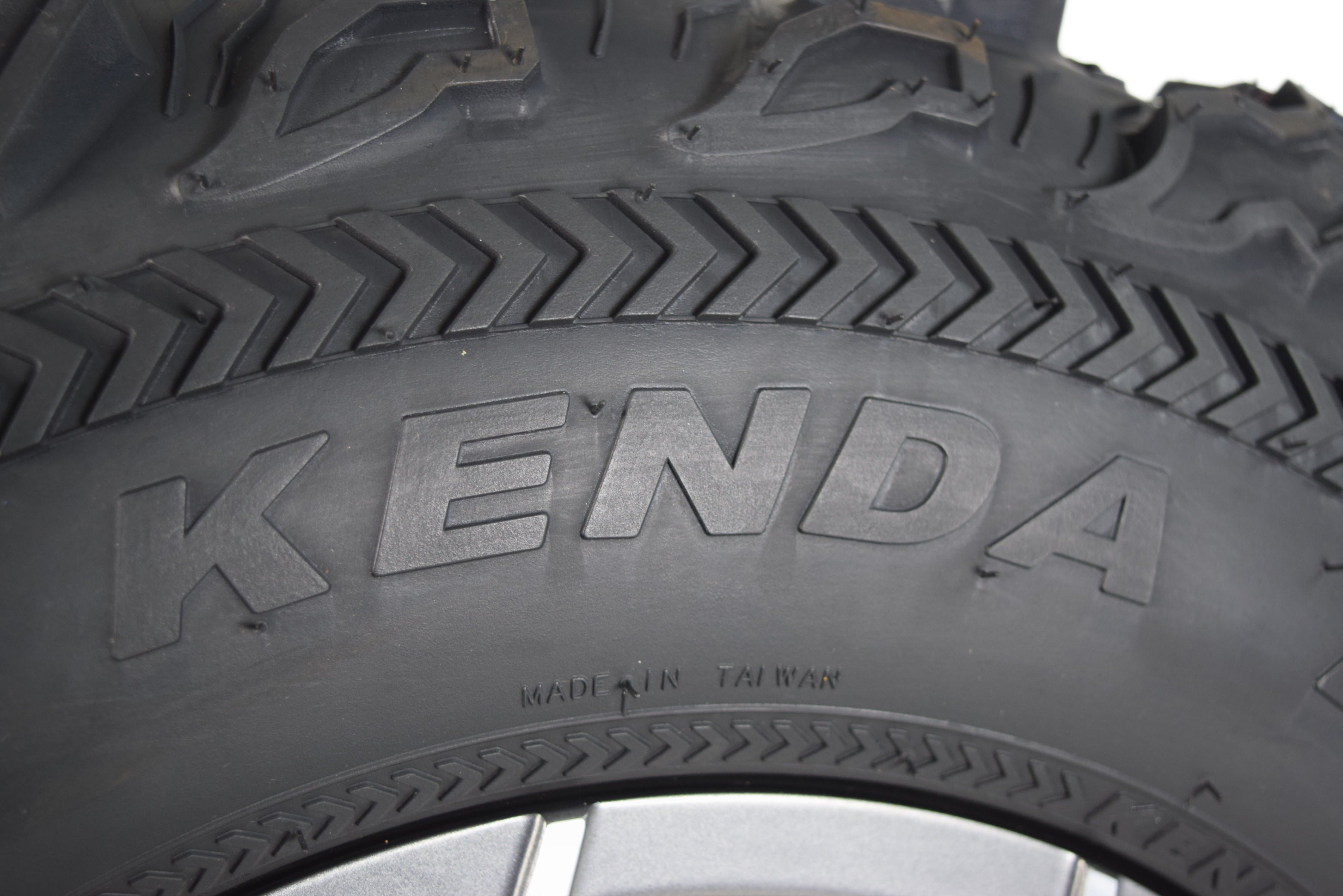 Kenda Bear Claw EX 25x8-12 25x10-12 Gunmetal 12x7 4/156 Rim Wheel & Tire Kit