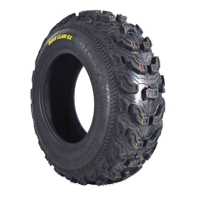 Kenda Bearclaw EX K573 - 25x8-12 Front Tire for All Terrain (ATV), UTV, and Side by Side (SxS) Vehicles - 6-Ply - Bear Claw EX 25x8x12