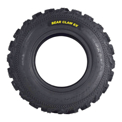 Kenda Bearclaw EX K573 - 25x8-12 Front & 25x10-12 Rear Tires for All Terrain (ATV), UTV, and Side by Side (SxS) Vehicles - 6-Ply - Bear Claw EX 25x8x12 25x10x12 (4-Pack)