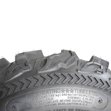 Kenda Bearclaw EX K573 - 25x8-12 Front & 25x10-12 Rear Tires for All Terrain (ATV), UTV, and Side by Side (SxS) Vehicles - 6-Ply - Bear Claw EX 25x8x12 25x10x12 (4-Pack)
