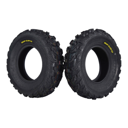Kenda Bearclaw EX K573 - 25x8-12 Front Tires for All Terrain (ATV), UTV, and Side by Side (SxS) Vehicles - 6-Ply - Bear Claw EX 25x8x12 (2-Pack)