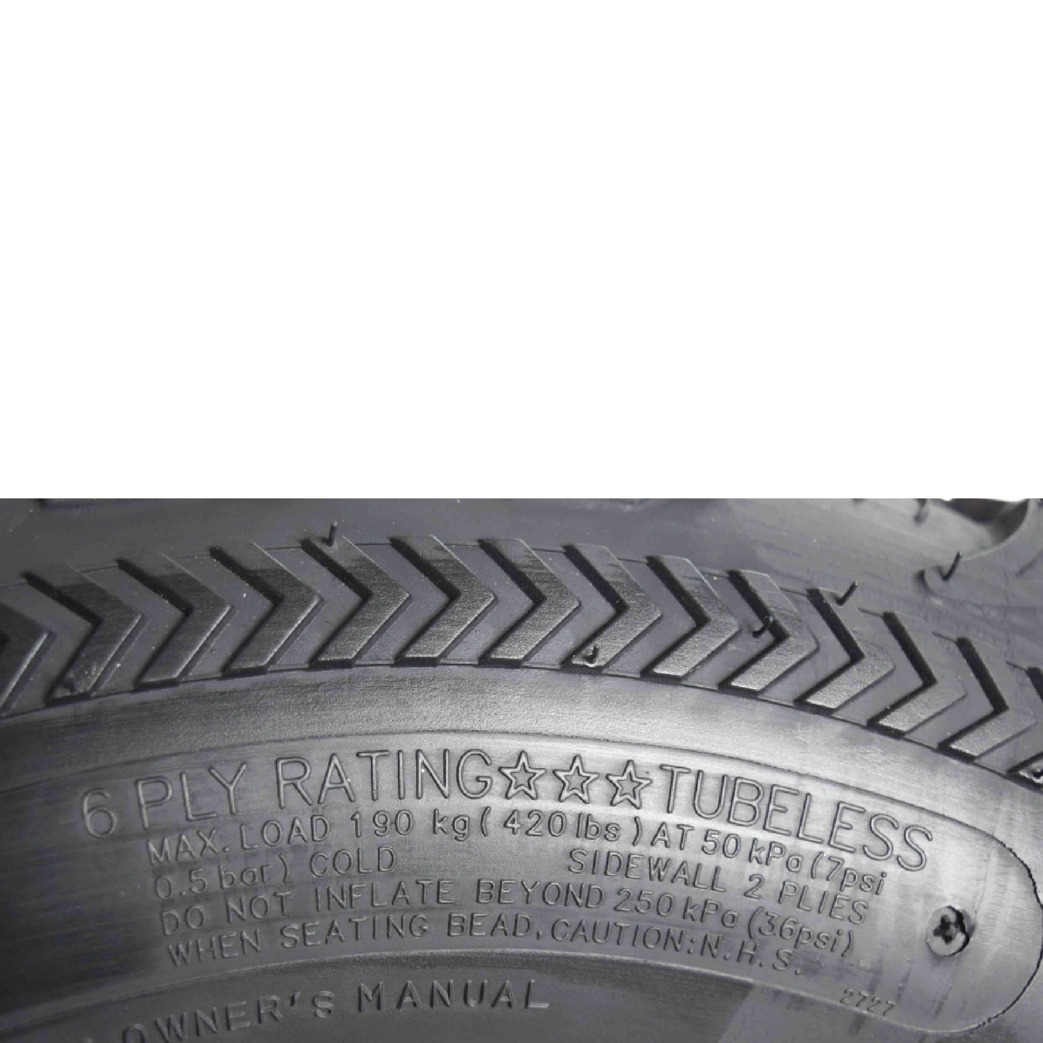 Kenda Bearclaw EX K573 - 25x10-12 Rear Tires for All Terrain (ATV), UTV, and Side by Side (SxS) Vehicles - 6-Ply - Bear Claw EX 25x10x12 (2-Pack)