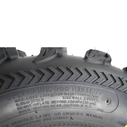 Kenda Bearclaw EX K573 - 26x12-12 Rear Tires for All Terrain (ATV), UTV, and Side by Side (SxS) Vehicles - 6-Ply - Bear Claw EX 26x12x12 (2-Pack)