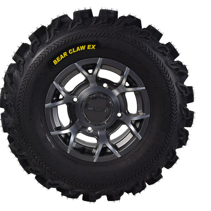 Kenda Bear Claw EX 26x10-12 26x12-12 Gunmetal 12x7 4/156 Rim Wheel & Tire Kit