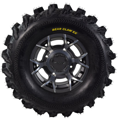 Kenda Bear Claw EX 26x10-12 26x12-12 Gunmetal 12x7 4/156 Rim Wheel & Tire Kit