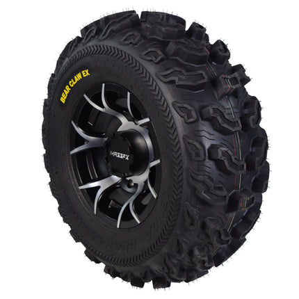 Kenda Bear Claw EX 26x10-12 26x12-12 Tires Black 12x7 4/156 Rim Wheel & Tire Kit