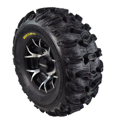 Kenda Bear Claw EX 26x10-12 26x12-12 Tires Black 12x7 4/156 Rim Wheel & Tire Kit