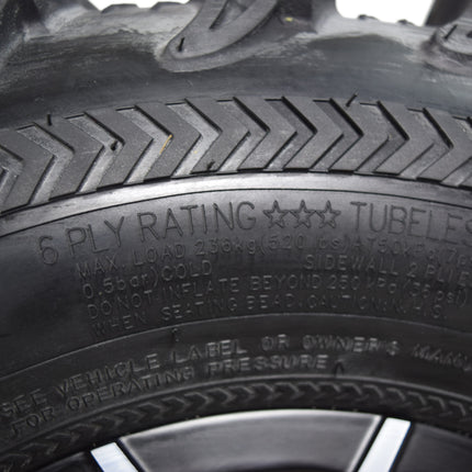 Kenda Bear Claw EX 26x10-12 26x12-12 Tires Black 12x7 4/156 Rim Wheel & Tire Kit