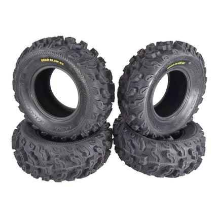 Kenda Bearclaw EX K573 - 26x10-12 Front Tires for All Terrain (ATV), UTV, and Side by Side (SxS) Vehicles - 6-Ply - Bear Claw EX 26x10x12 (4-Pack)
