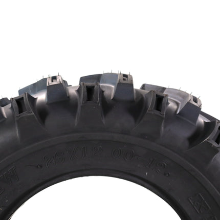 Kenda Bearclaw K299 - 26x12-12 Front or Rear Tires for All Terrain (ATV), UTV, and Side by Side (SxS) Vehicles - 6-Ply - Bear Claw 26x12x12 with Kenda Keychain (4-Pack)