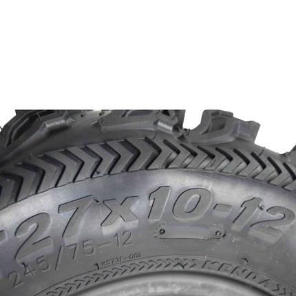 Kenda Bearclaw EX K573 - 27x10-12 Front Tires for All Terrain (ATV), UTV, and Side by Side (SxS) Vehicles - 6-Ply - Bear Claw EX 27x10x12 (2-Pack)