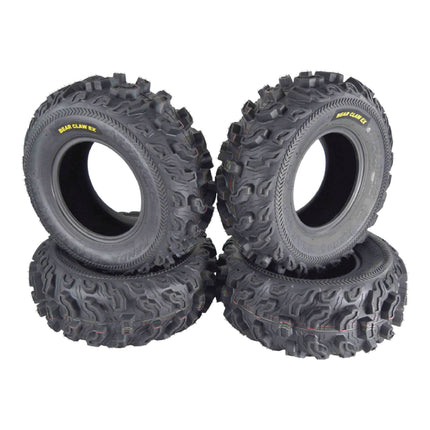 Kenda Bearclaw EX K573 - 27x10-12 Front Tires for All Terrain (ATV), UTV, and Side by Side (SxS) Vehicles - 6-Ply - Bear Claw EX 27x10x12 (4-Pack)