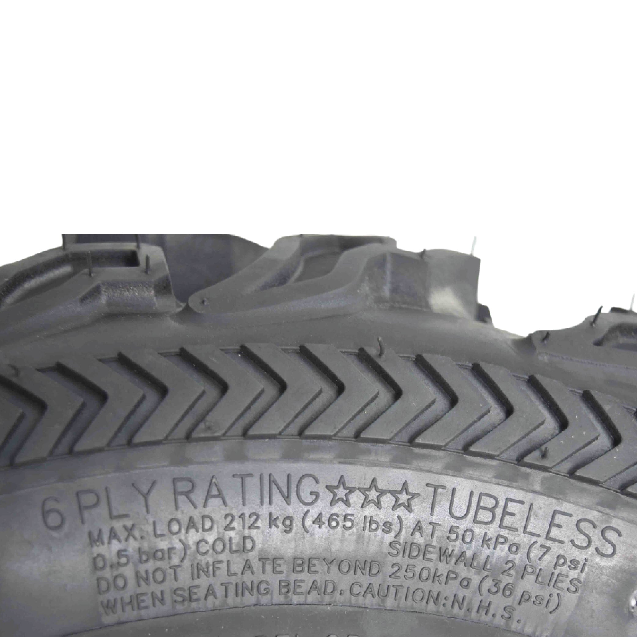 Kenda Bearclaw EX K573 - 27x10-12 Front Tires for All Terrain (ATV), UTV, and Side by Side (SxS) Vehicles - 6-Ply - Bear Claw EX 27x10x12 (4-Pack)