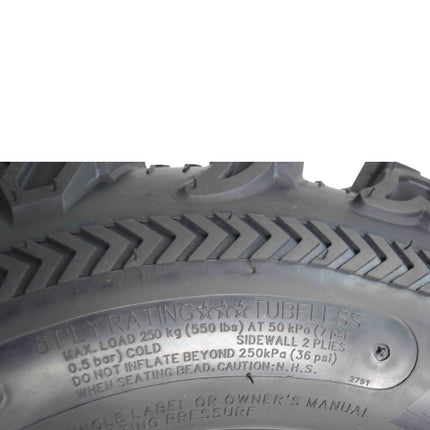 Kenda Bearclaw EX K573 - 27x12-12 Rear Tire for All Terrain (ATV), UTV, and Side by Side (SxS) Vehicles - 6-Ply - Bear Claw EX 27x12x12