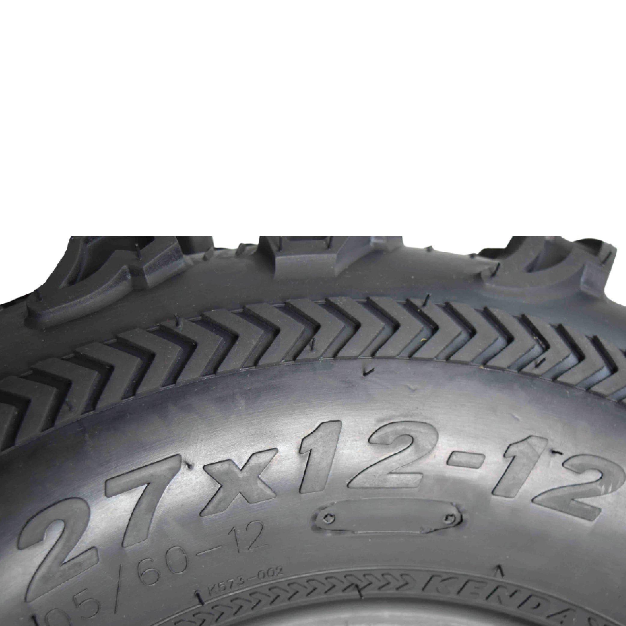 Kenda Bearclaw EX K573 - 27x12-12 Rear Tires for All Terrain (ATV), UTV, and Side by Side (SxS) Vehicles - 6-Ply - Bear Claw EX 27x12x12 (2-Pack)