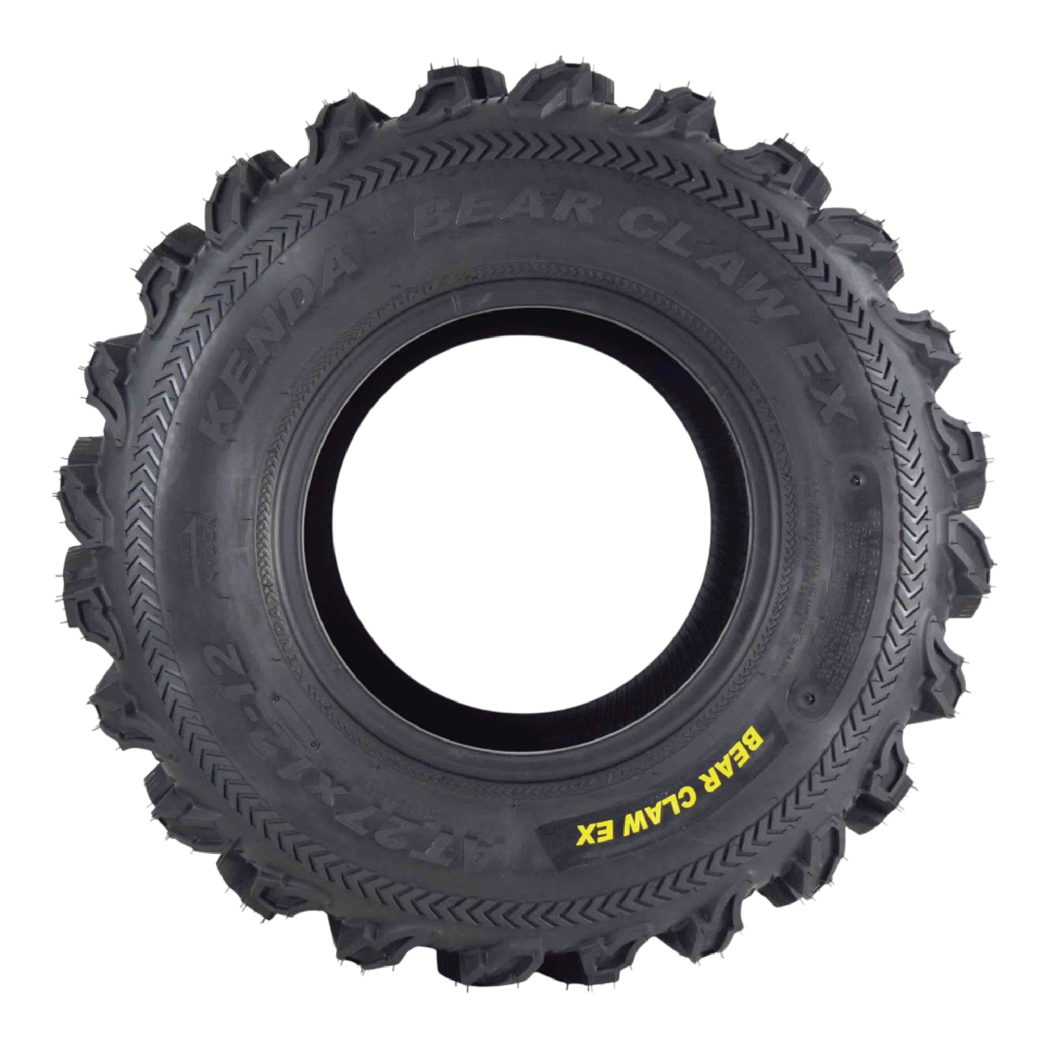 Kenda Bearclaw EX K573 - 27x12-12 Rear Tires for All Terrain (ATV), UTV, and Side by Side (SxS) Vehicles - 6-Ply - Bear Claw EX 27x12x12 (4-Pack)