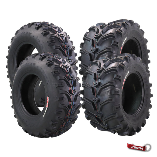 Kenda Bear Claw Front 26x9-12 & Rear 26x12-12 ATV, UTV or SXS Tires w/ Keychain