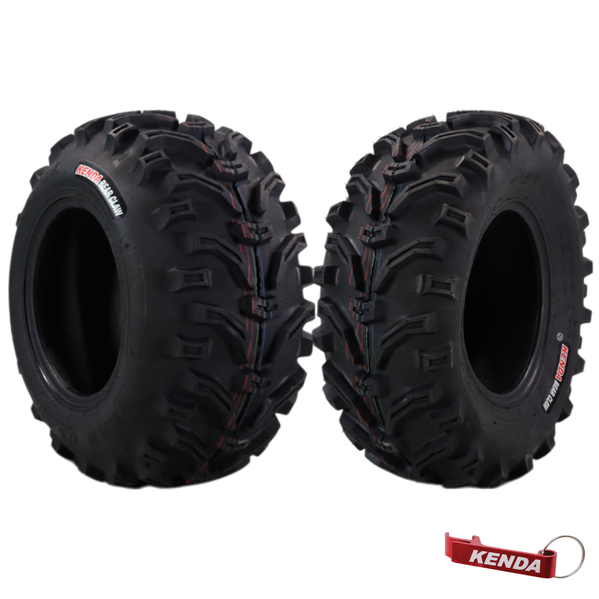 Kenda Bear Claw 27x10-12 Front/Rear Off-Road Tires For ATV, UTV or SXS (2-Pack)