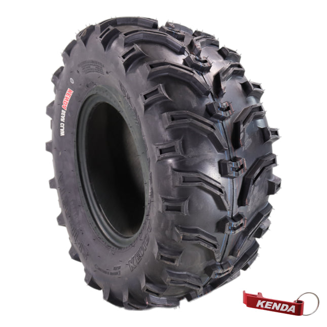 Kenda Bearclaw K299 - 26x11-12 Rear Tire for All Terrain (ATV), UTV, and Side by Side (SxS) Vehicles - 6-Ply - Bear Claw 26x11x12 with Kenda Keychain